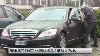 Furti d'auto e moto, Napoli maglia nera in Italia