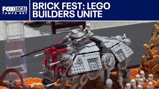 LEGO builders create in Tampa