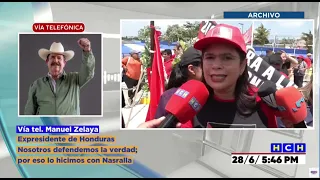 Mel Zelaya advierte a Nasry Asfura que no se deje llevar por tendencias dictatoriales