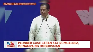 Plunder case laban kay Romualdez, isinampa ng Ombudsman | CLTV36 News Clip