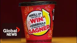 Roll up to win? Tim Hortons mistakenly tells customers they won $55K boat