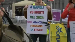 Legambiente, flash mob a Piazza Dante per la campagna "Città 2030"