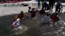 FOX 9's Ian Leonard does Polar Plunge in Waconia