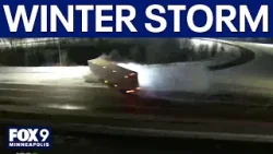 Crash compilation from March snow storm