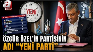 Özgür Özel Saat 14'te Milletvekilleriyle Bir Araya Gelecek! | A Haber