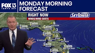 Tampa weather | Monday morning forecast