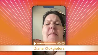 TV Oranje app videoboodschap - Diana Klokgieters