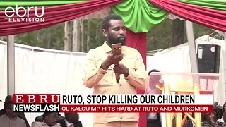 Ol Kalou MP Criticizes President and CS Murkomen Over Violence During By-Election. #ebrunews
