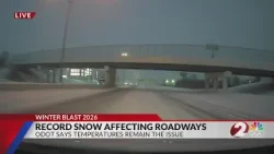 Record snow affecting roadways, cold complicating the issue Record snow affecting roadways, cold complicating the issue