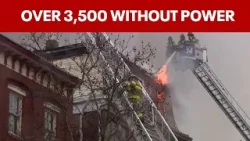 Massive fire at downtown Easton hotel: Over 12 displaced and 3,500 people without power