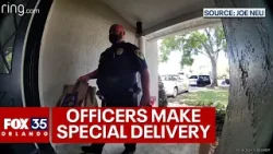 Florida police officer delivers grocery order following arrest of fugitive delivery driver