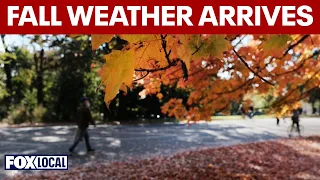 Fall warmth fades as cooler, windy weather approaches