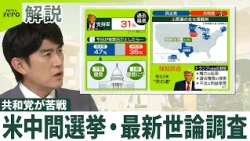 【アメリカ】中間選挙･最新世論調査  トランプ氏支持率31%で過去最低   民主党が12ポイントリード