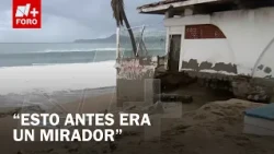 This is how Hurricane Simon left the coast of Colima