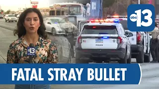 East Las Vegas woman killed by stray bullet during afternoon shootout