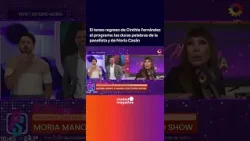 El tenso regreso de Cinthia Fernández al programa tras las duras palabras de Moria El tenso regreso de Cinthia Fernández al programa tras las duras palabras de Moria
