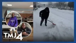 Сильная метель обрушилась на Шебойган; пункт обогрева предоставил убежище десяткам людей.