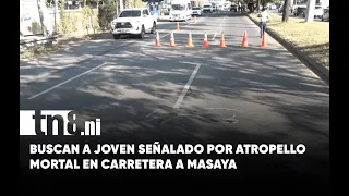 Driver sought in fatal hit-and-run on road to Masaya