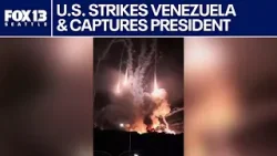 Watch: President Trump gives update after Venezuela attack, capture of president