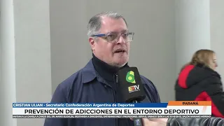 Cristian Ulian - Charla sobre prevención de adicciones en el entorno deportivo