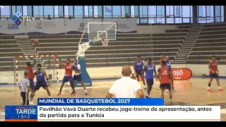 Pavilhão Vavá Duarte recebeu jogo-treino de apresentação, antes da partida para a Tunísia