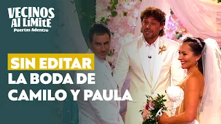 Speeches, jokes, and romance: Inside the wedding of Paula and Camilo | Vecinos al Límite