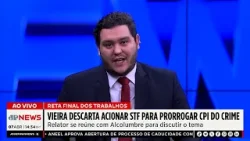 Alessandro Vieira descarta acionar STF para prorrogar CPI do Crime Organizado | TEMPO REAL