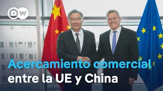 The European Union and China seek to "rebalance" their trade-deficit-stricken relationship