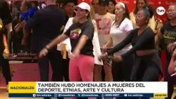 Castalia Pascual recibe reconocimiento en el evento 'Mujeres que trazan líneas'