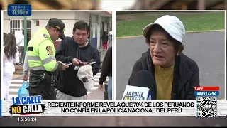 70% of Peruvians do not trust the Police, according to a report