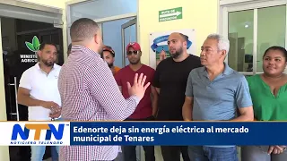 Edenorte cuts off electricity to the Tenares municipal market