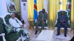 LE COUPLE PRÉSIDENTIELLE RENCOTRE SPECIALEMENT LE CHEF SPIRITUEL DE KIMBANGUISTE A NKAMBA
