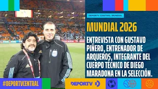 Interview with Gustavo Piñero, goalkeeping coach and member of Diego Maradona's coaching staff