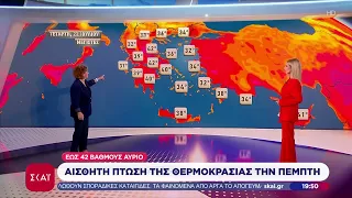 Έως 32 βαθμούς αύριο Τετάρτη, αισθητή πτώση της θερμοκρασίας την Πέμπτη | Ειδήσεις  | 21/07/2026