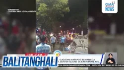 TNVS driver at 3 pasahero, sugatan matapos bumangga ang sinasakyang kotse sa... | Balitanghali