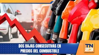 Two consecutive drops in fuel prices