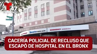 Manhunt for inmate who escaped from Bronx hospital