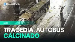 Tragedia en Suiza: 6 muertos tras el incendio de un autobús