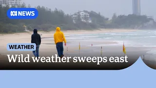 Heavy rain, strong winds sweep east across Australia | ABC NEWS