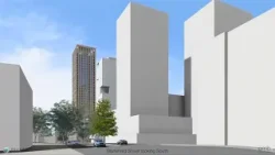 Администрация города Виктория рекомендует отменить изменение зонирования для предлагаемого 35-эта...