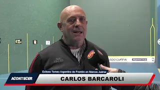 EVENTS 2nd 09/14 CARLOS BARCAROLI fronton