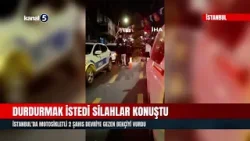 Durdurmak İstedi Silahlar Konuştu | İstanbul'da Motosikletli 2 Şahıs Devriye Gezen Bekçiyi Vurdu
