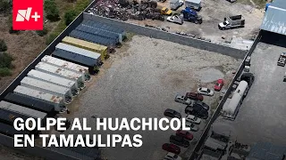 Illegal hydrocarbon distribution center seized near refinery in Tamaulipas
