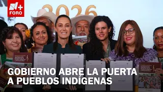 Sheinbaum Signs Agreement for Consultation on the General Law of Indigenous Peoples' Rights