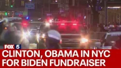 Clinton, Obama in NYC for Biden fundraiser
