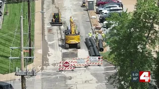 Missouri American Water pipe replacement project closes street in St. Louis County