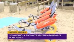 Inauguración de playa accesible en la Mansa