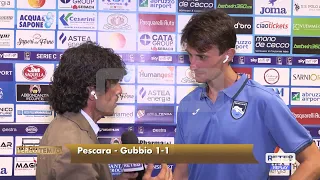 Pescara - Gubbio 1-1, 91' Inglese: "I'll have more minutes in 15 days"
