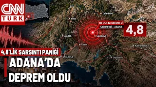 BREAKING NEWS🚨 Frightening Earthquake in Adana! Epicenter of the 4.8 Magnitude Tremor Identified