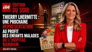 Thierry Lhermitte: an upcoming performance to benefit sick children at Rambam Hospital